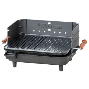 Öntöttvas kerti grill 45×37cm asztali faszenes grill