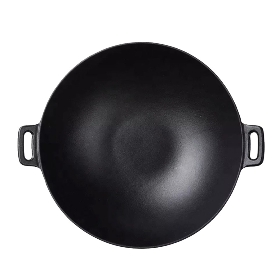 Nagyméretű öntöttvas wok 50 cm - Image 2