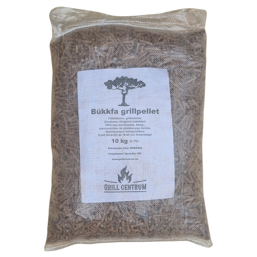 Bükkfa grill pellet 6mm átmérő 10kg-os grillpellet - Image 2