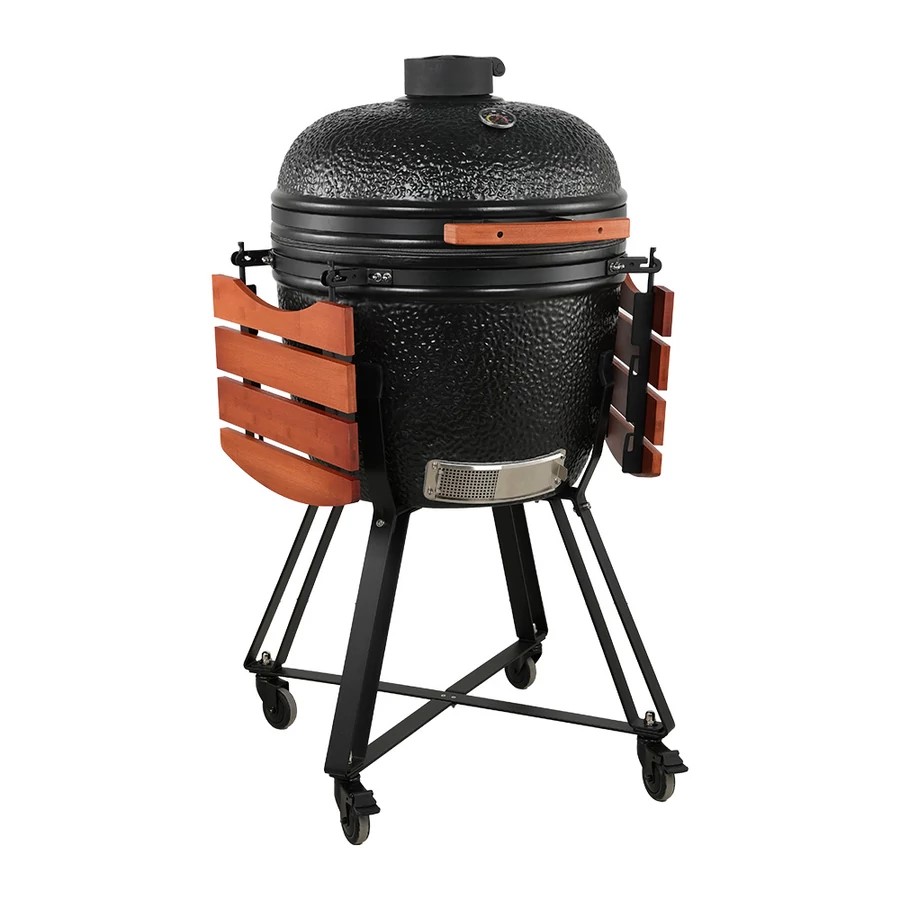 Kamado Kerámia Grill Prémium 60cm-es Matt Fekete - Image 5