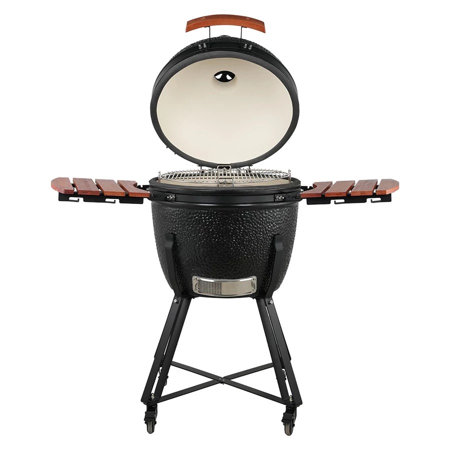 Kamado Kerámia Grill Prémium 60cm-es Matt Fekete - Image 4