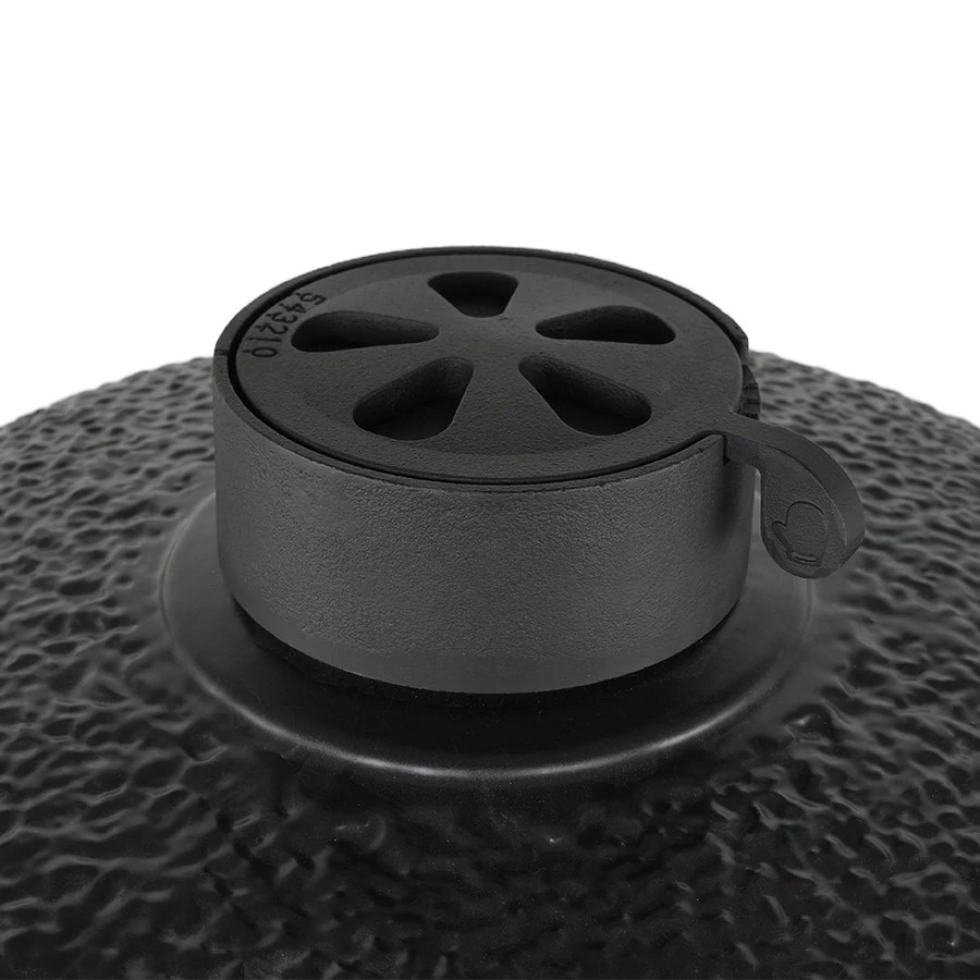 Kamado Kerámia Grill Prémium 60cm-es Matt Fekete - Image 6