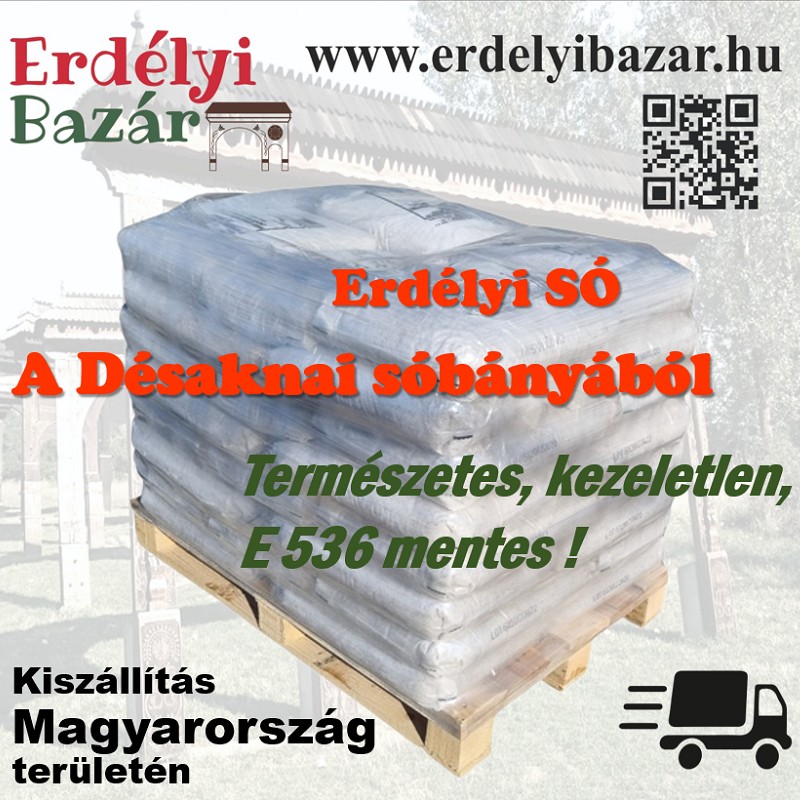 Raklapos Erdélyi só házhoz szállítással 20zsák, 500kg - Image 3